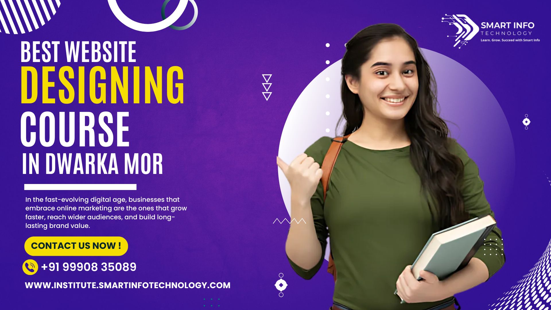 Best Website Designing Course in Dwarka Mor: Learn From the Experts at Smart Info Technology Institute